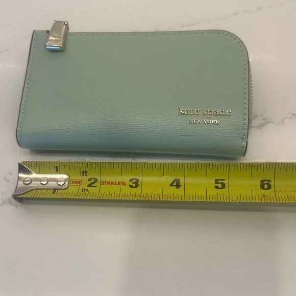 Kate Spade Mint Green Card Holder - Picture 7 of 9